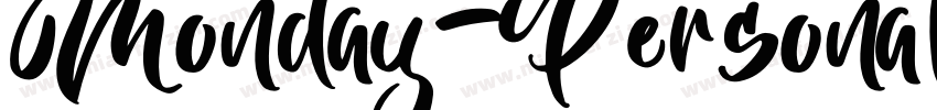 Monday-Personal Use字体转换